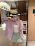 WANWAN Collar Down Long Sleeves Shirts